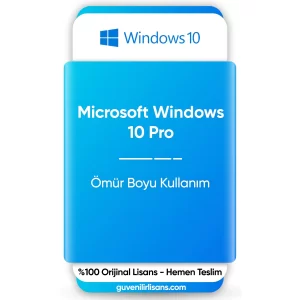 Microsoft Windows 10 Pro Lisans Key